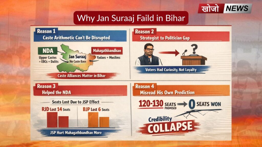 Why Jan Suraaj Faild in Bihar